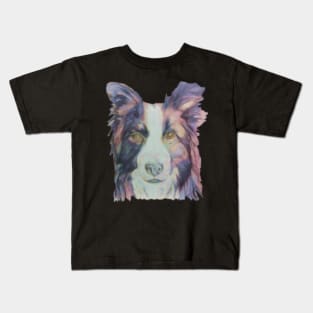 Cute Border Collie Kids T-Shirt